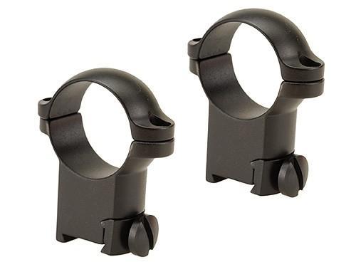 Leupold 2-Piece Solid Steel Ringmounts - Sako 1" Super High Matte Black
