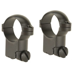 Leupold 2-Piece Solid Steel Ringmounts - Ruger M77 1" Super High Matte Black