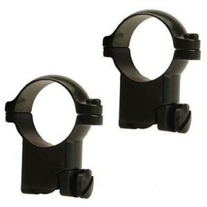 Leupold 2-Piece Solid Steel Ringmounts - Ruger M77 1" Super High Matte Black