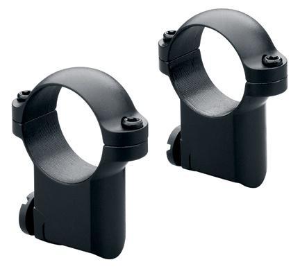 Leupold 2-Piece Solid Steel Ringmounts - Ruger No. 1 & 77/22 1" High Matte Black