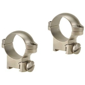 Leupold 2-Piece Solid Steel Ringmounts - Sako 1" Medium Silver