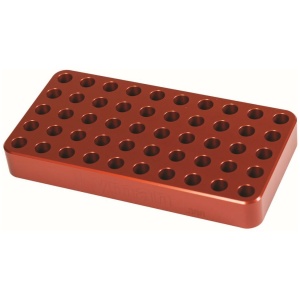 Lyman Anodized Aluminum Loading Block .388 Hole Size for Small Rifles