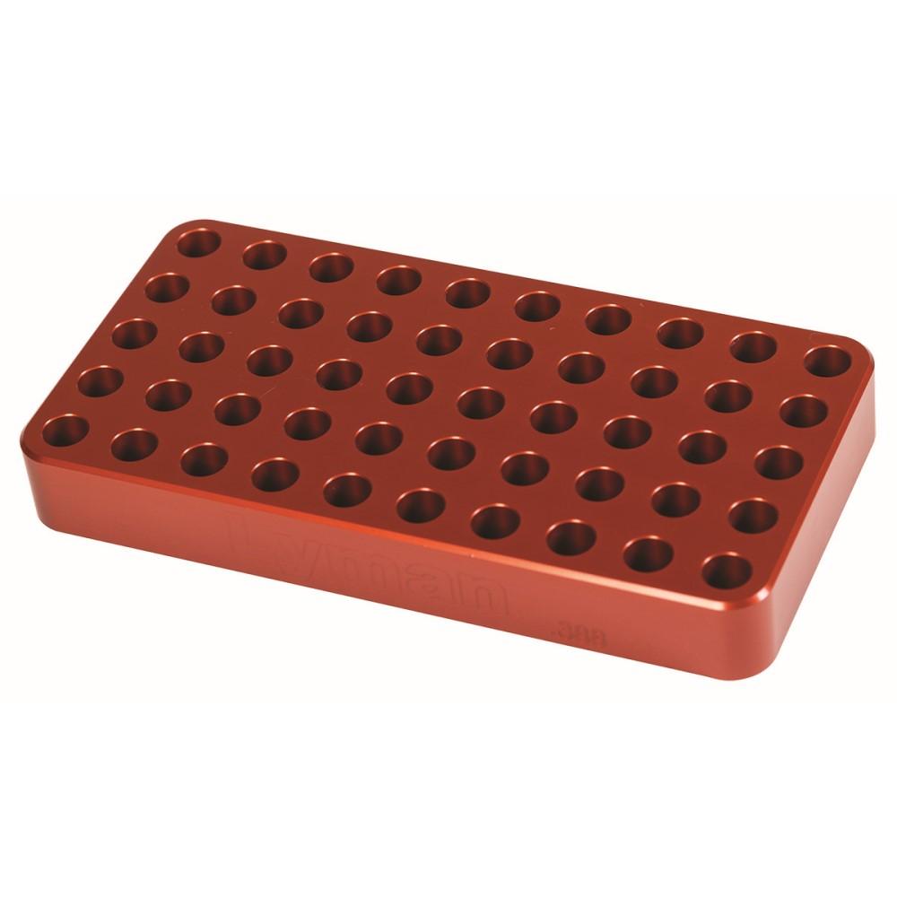 Lyman Anodized Aluminum Loading Block .388 Hole Size for Small Rifles