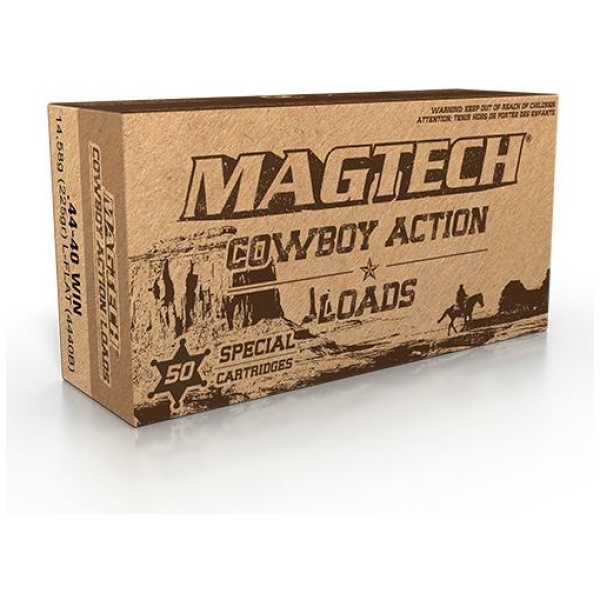 Magtech Cowboy Action Ammunition .44-40 Win. 225gr LFN 755 fps 50/ct