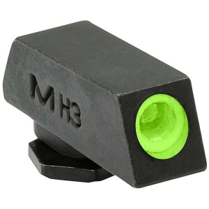 Meprolight Tru-Dot Self Illuminated Fixed Handgun Sight for Glock Green Front Only
