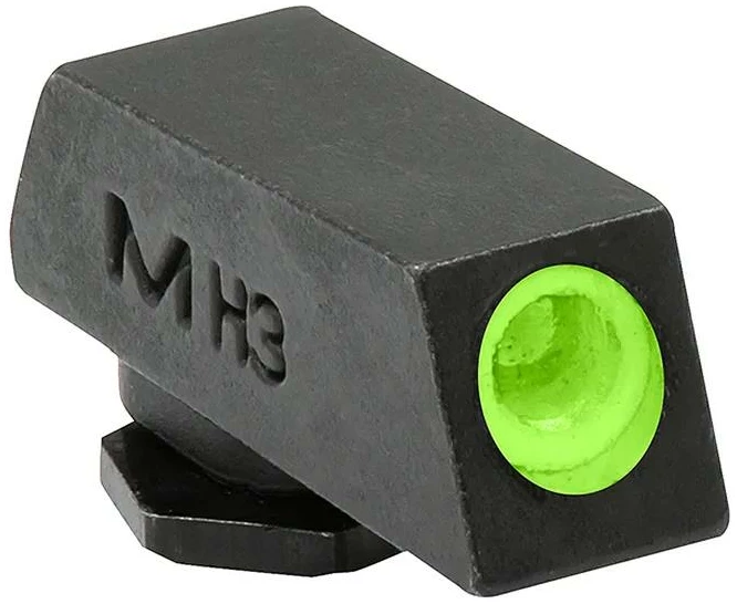 Meprolight Tru-Dot Self Illuminated Fixed Handgun Sight for Glock Green Front Only