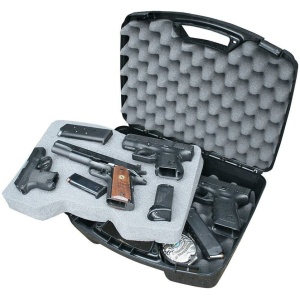 MTM Snap-Latch Four 4 Pistol Case for Up to 8" Barrel - Black