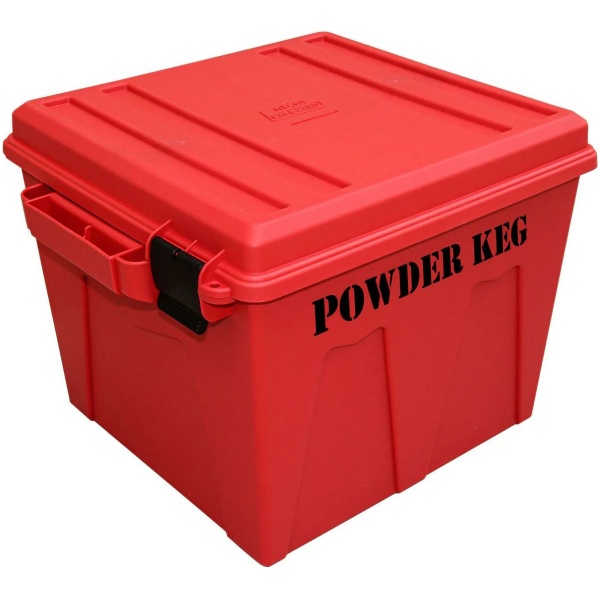 MTM Reloading Powder Storage PK-12 Powder Keg Red