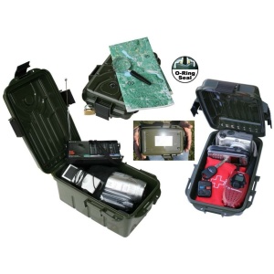 MTM Survivor Dry Box 9.8" x 6.8" x 3.0" Forest Green