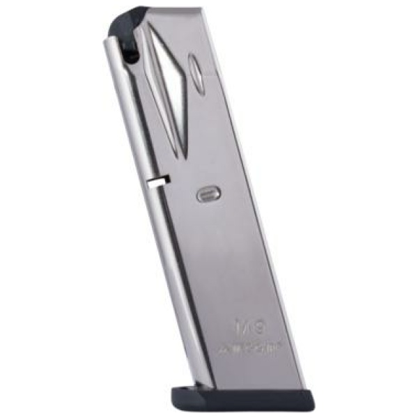 Mec-Gar Handgun Magazine Beretta 92FS M9 9mm HT Nickel 10/rd