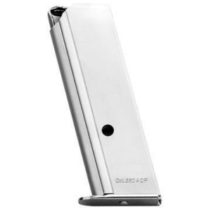 Mec-Gar Walther PPK/S .380 Magazine Standard Floorplate Nickel 7/rd