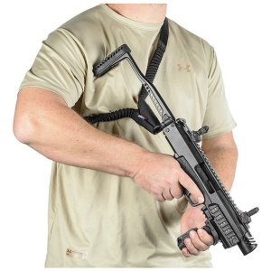Fab Defense Tactical Single Point Bungee Sling Black