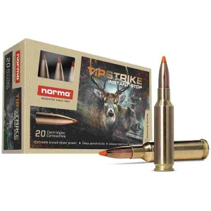 Norma TipStrike Rifle Ammunition 6.5 Creedmoor 140gr PT 2625 fps 20/ct