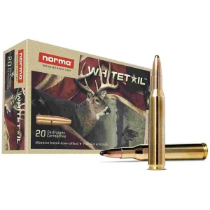 Norma WhiteTail Rifle Ammunition .270 Win 130gr PSP 3084 fps 20/ct