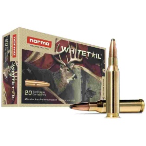 Norma WhiteTail Rifle Ammunition 7mm-08 Rem 150gr PSP 2756 fps 20/ct