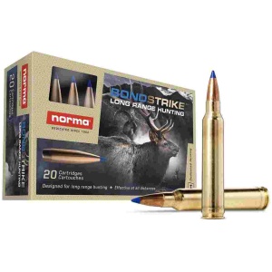 Norma BondStrike Rifle Ammunition 7mm Rem Mag 165gr PT 2986 fps 20/ct
