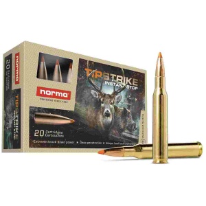 Norma TipStrike Rifle Ammunition .308 Win 170gr PT 2625 fps 20/ct
