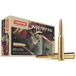 Norma WhiteTail Rifle Ammunition 8x57 JS 196gr PSP 2525 fps 20/ct