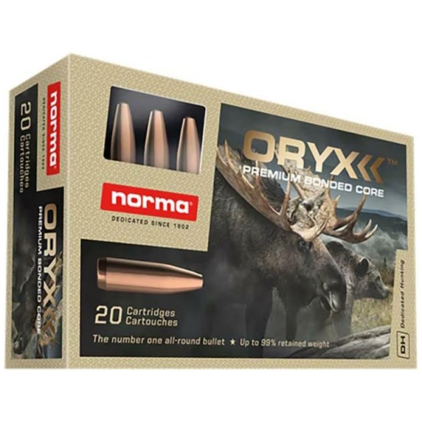 Norma ORYX Rifle Ammunition 35 Whelen 250gr SP 2428 fps 20/ct