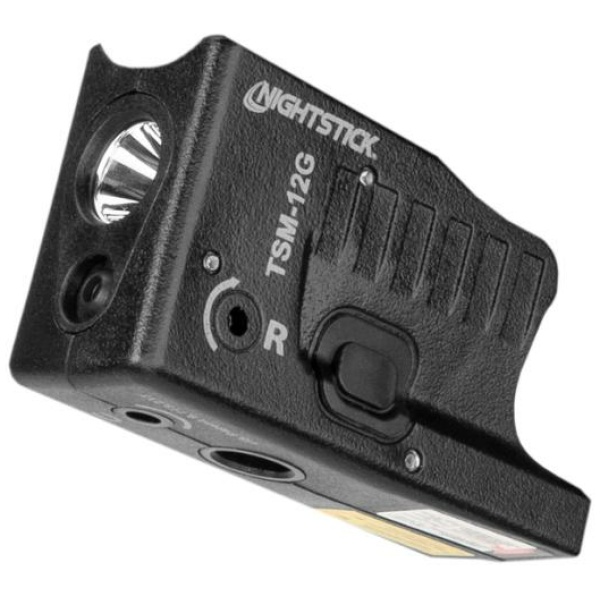 Nightstick Subcompact Weapon Light w/Green Laser for Glock Models G26/G27/G33/G39