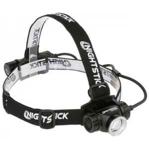 Nightstick Adjustable Beam Headlamp ? USB Rechargeable 1000/600/250 Lumens