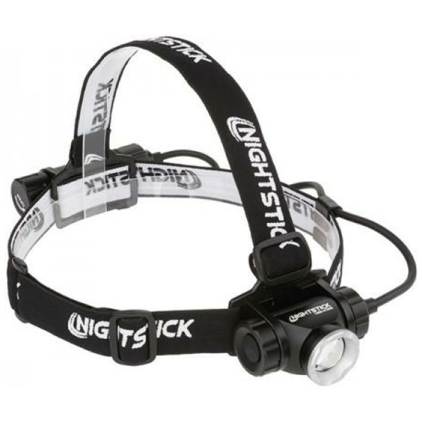 Nightstick Adjustable Beam Headlamp ? USB Rechargeable 1000/600/250 Lumens