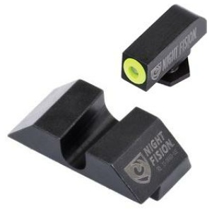 Perfect Dot NS Set w/Yellow Front Dot + U Blank Rear for Glock 17-39