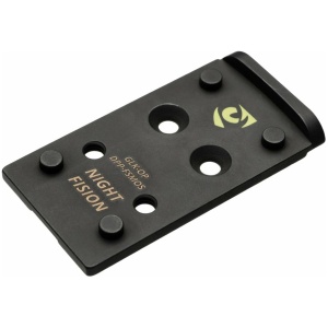Night Fision Precision Optic Mounting Plate: Delta Point Pro to Glock Full Size MOS
