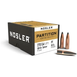Nosler Partition Bullets .270 cal .277" 150 gr SPT 50/ct