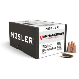 Nosler VarMageddon Bullets .17 cal .172" 20 gr FBHP 250/ct