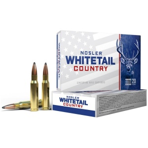 Nosler Whitetail Country Rifle Ammunition .30-06 Sprg 150gr SP 20/ct