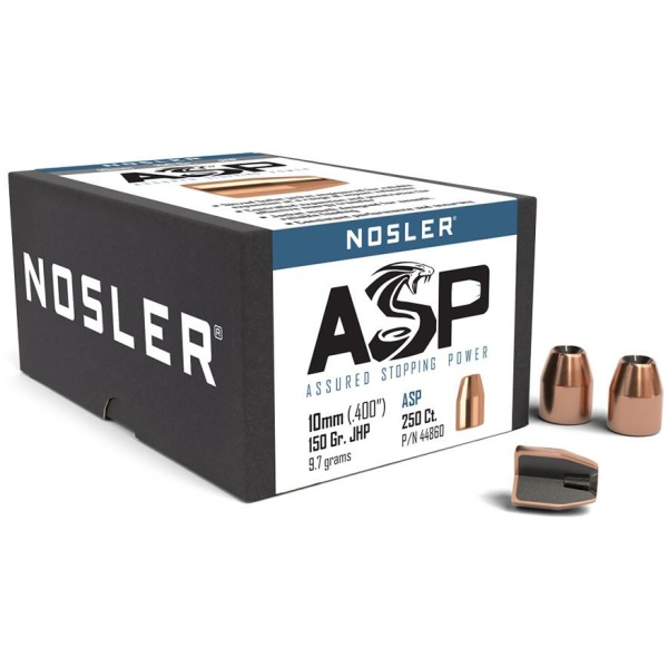 Nosler Sporting Handgun Pistol Bullets .40/10mm .400" 150 gr JHP 250/ct