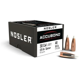 Nosler AccuBond Rifle Bullets .30 cal .308 125 gr SBT-ACB 50/ct
