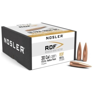Nosler RDF Match Rifle Bullets .30 cal .308" 175 gr HPBT 100/ct