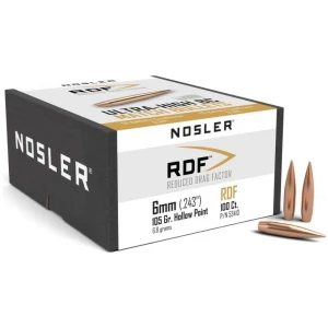Nosler RDF Match Rifle Bullets 6mm .243" 105 gr HPBT 100/ct