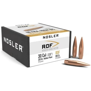 Nosler RDF Rifle Bullets .30 Cal .308" 210 gr HPBT 100/ct