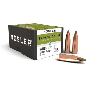 Nosler E-Tip Lead Free Rifle Bullets .375 Cal .375" 260 gr SPTZ ETIP 50/ct