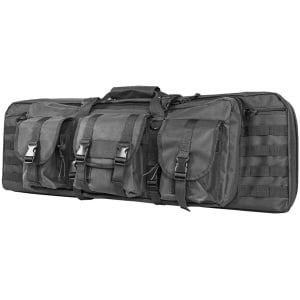 VISM by NcSTAR DOUBLE CARBINE CASE/URBAN GRAY/36 IN