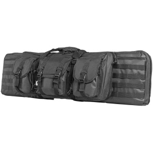VISM by NcSTAR DOUBLE CARBINE CASE/URBAN GRAY/42 IN