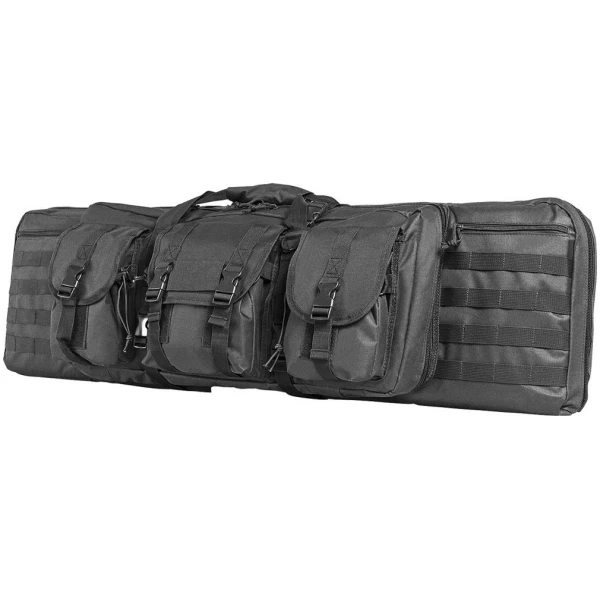 VISM by NcSTAR DOUBLE CARBINE CASE/URBAN GRAY/42 IN