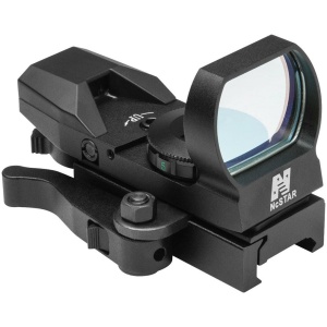 NcStar Red Four Reticle Reflex - QR Mount - Black