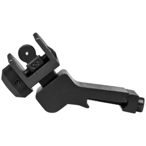 NcStar AR-15 45 Degree Offset Flip-Up Rear Sight Black