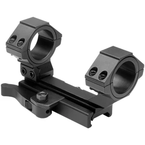 NcStar AR-15 Integral Rings & Base Cantilever Scope Mount QR Weaver Style / Rear Ring 30mm & 1" Inserts