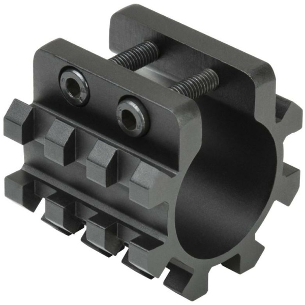 NcStar 12ga Shotgun Tri-Rail Weaver Style Mount for 1" Mag Tube