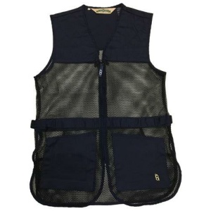 Bob Allen Full Mesh Dual Pad Shooting Vest Navy Blue S