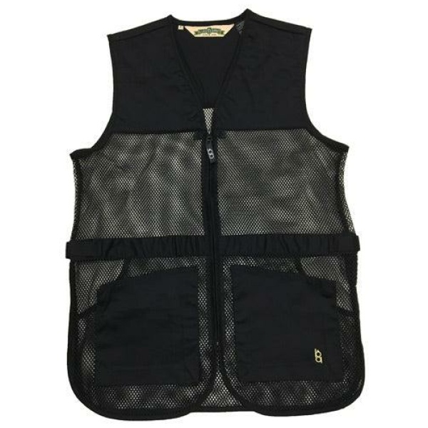 Bob Allen Full Mesh Dual Pad Shooting Vest Black XL