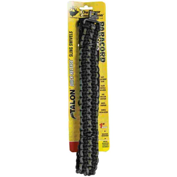 Outdoor Connection Sling - Paracord Black Talons