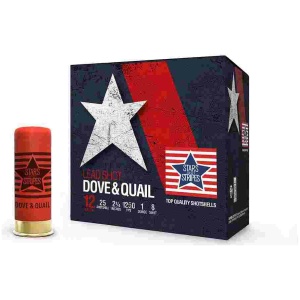 PPU Stars & Stripes Dove & Quail Shotshells 12ga 2-3/4'' 1 oz 1250 fps #8 25/ct