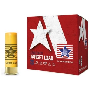 PPU Stars & Stripes Target Shotshells 20ga 2-3/4" 7/8oz 1200 fps #7.5 25/ct