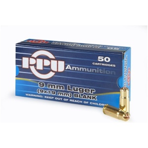 PPU Blanks 9mm Luger 50/ct